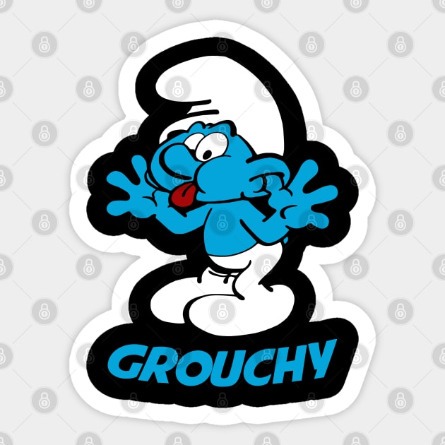 Grouchy Licks Sticker by PIKASOAN